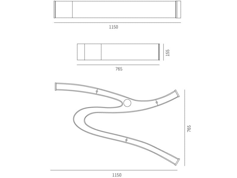 Molto Luce Lash SD ceiling light