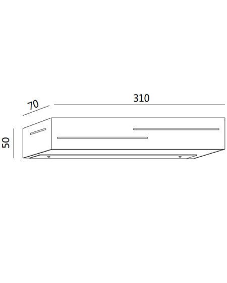 LED-Wandleuchte schwarz 3618-21-282 Banny von FABS LUCE