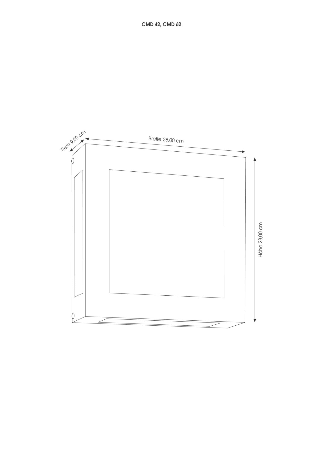 CMD 62 Aussenwandleuchte Deckenleuchte Aqua Legendo anthrazit