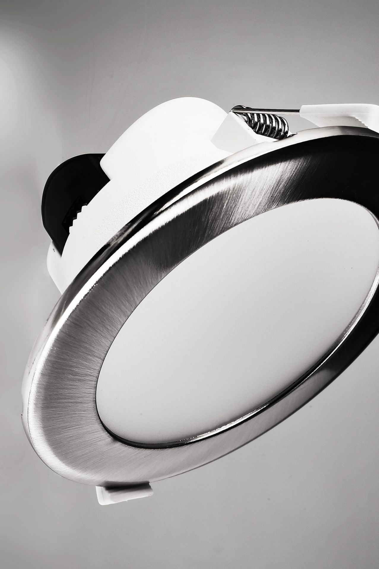 DekoLight recessed ceiling light, Acrux 68 mm, 7 W, DIM, 3000/4000/6000 K, silver