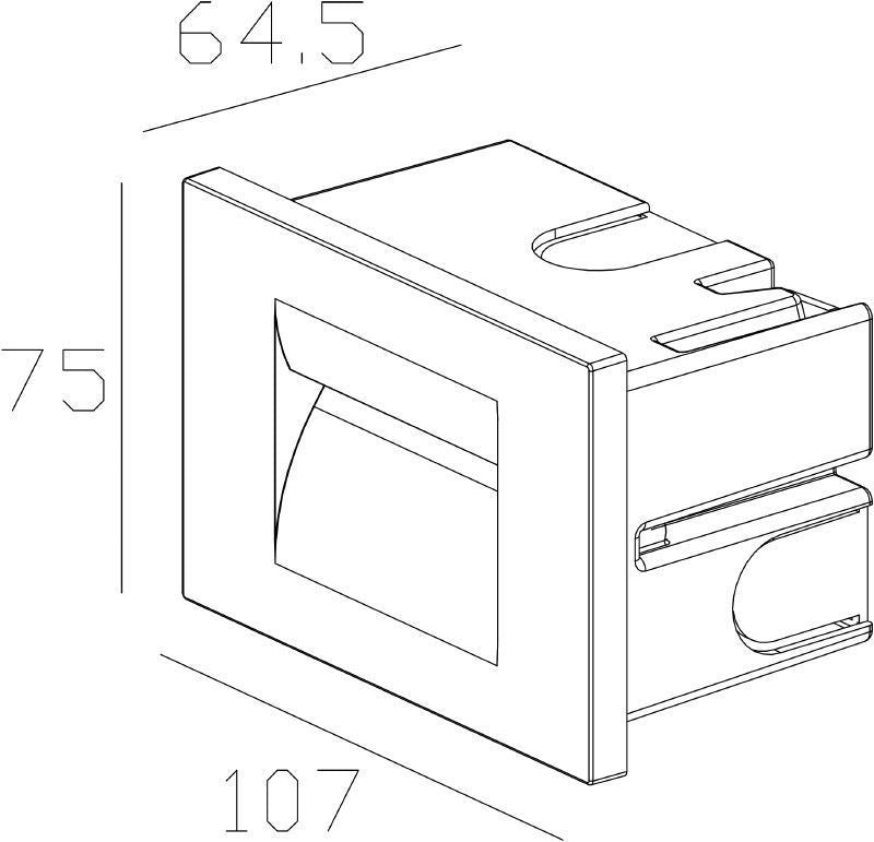 DekoLight recessed wall light Yvette I - 230V