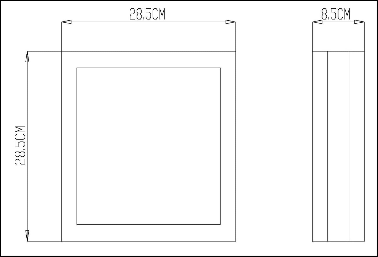 Outdoor & indoor light - Scuti I square stainless steel from DekoLight