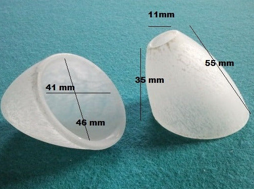 Zicoli replacement glass country house light white structured