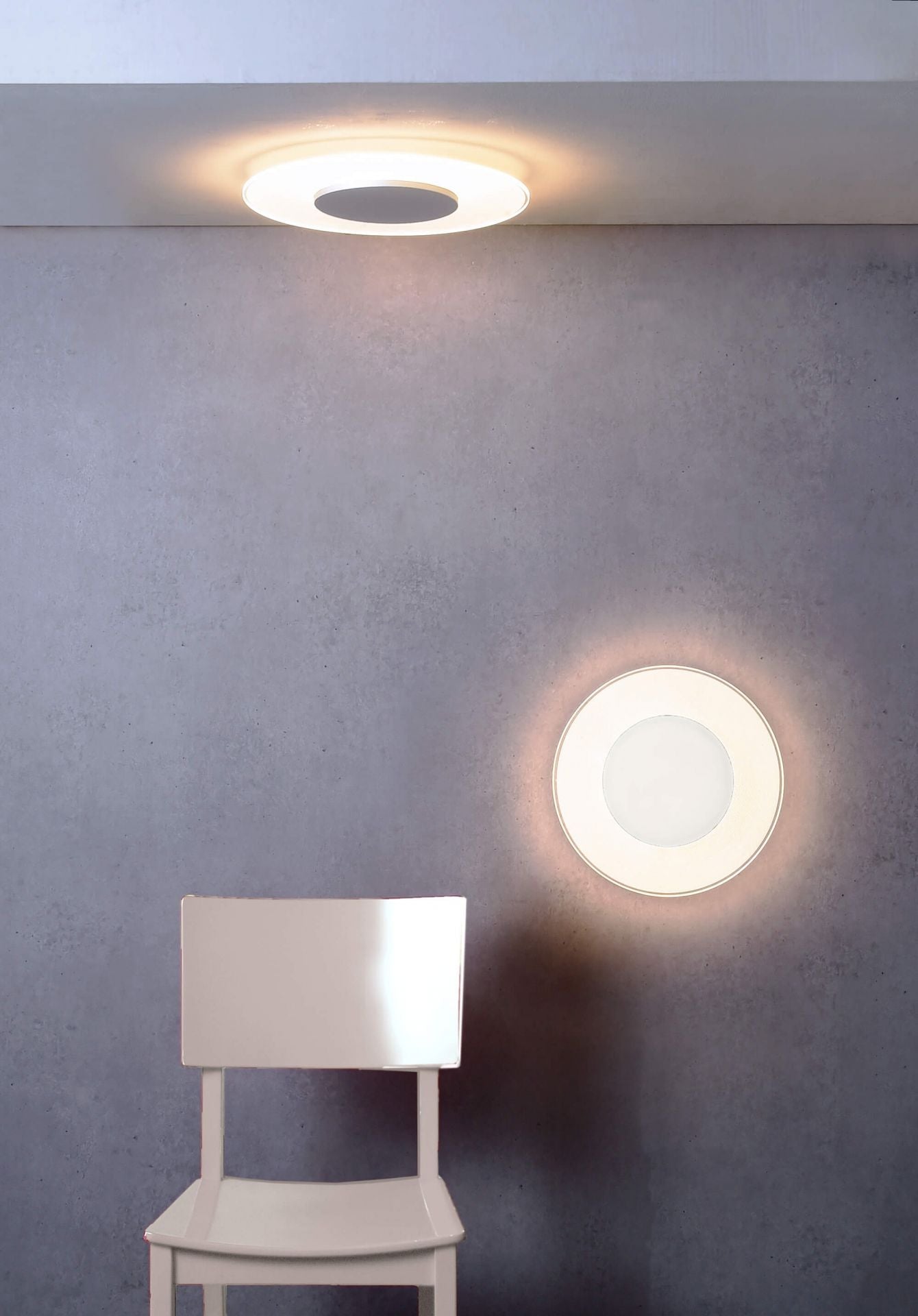 ZANIAH ceiling light / wall light SILVER in 3 sizes from DekoLight