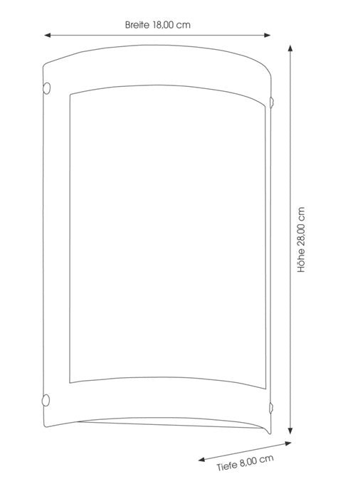 CMD 29/3/BM Aussenwandleuchte Aqua Marco edelstahl mit Bewegungsmelder