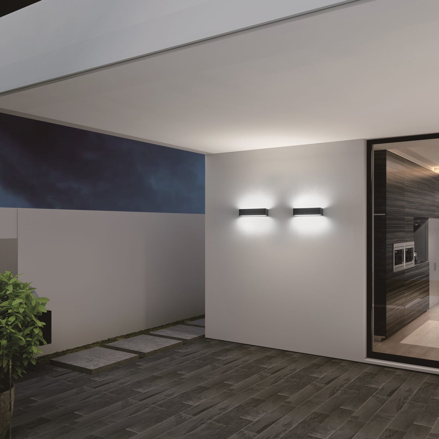 CMD 9044 Aussenwandleuchte up/down in anthrazit