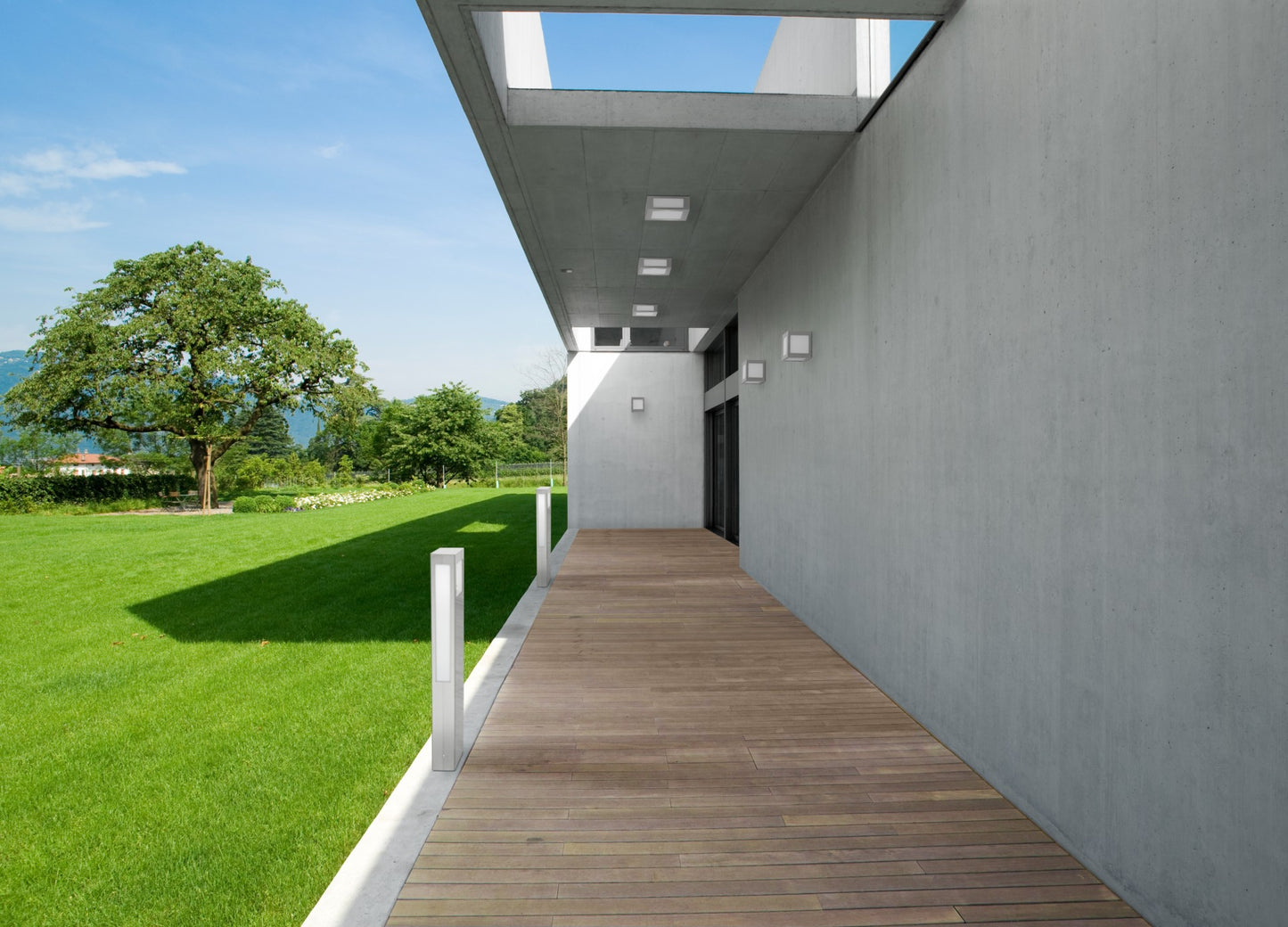 CMD 24 LED-Stehleuchte Aqua Paulo in edelstahl 3000K