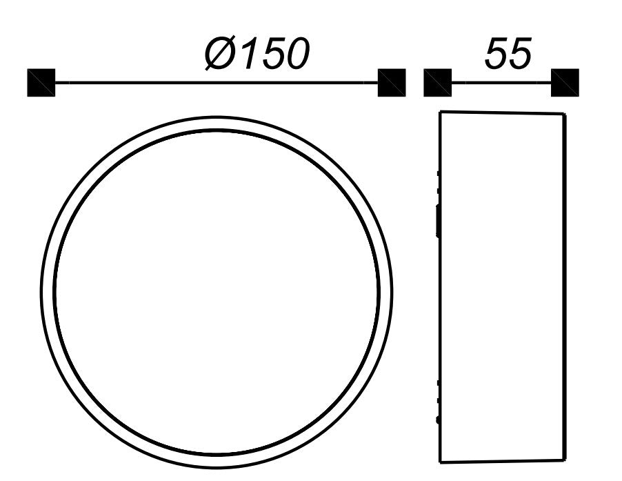 CMD 9025 Wand-/Deckenleuchte