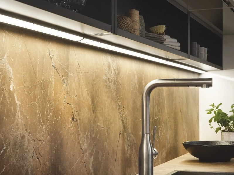 HERA elegante flache LED-Unterbauleuchte Modulite F 450mm Küche