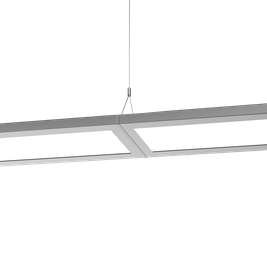 LED pendant light SL629 PL PRISM D/I white by Spittler