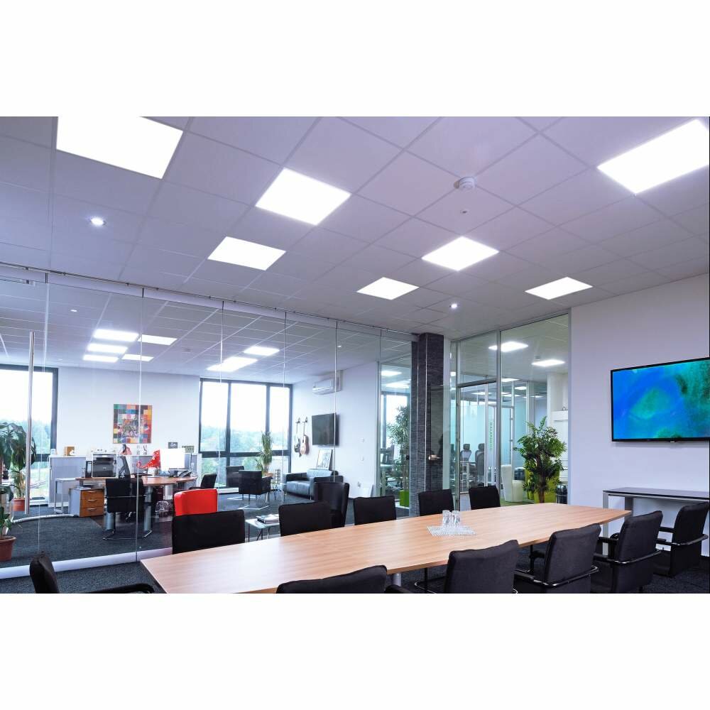 Dekolight insert panel - Office 620x620 mm anti-glare for office